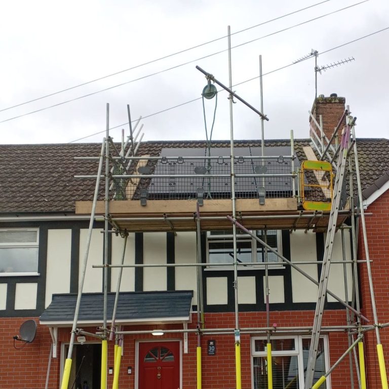 Solar panel installation
